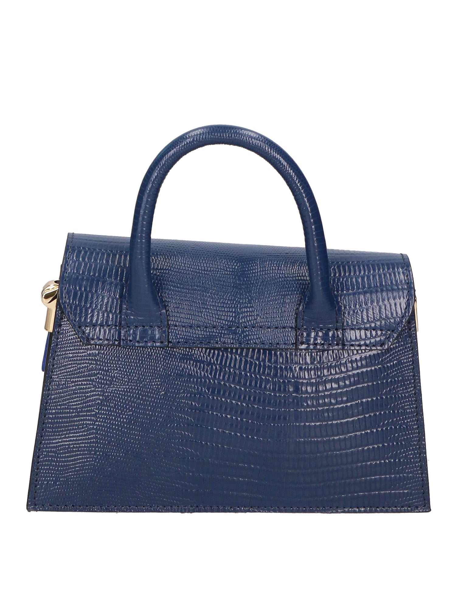 Ariel Borsa a mano da donna Vera pelle 05458-LU24 BLU JEAN Gave Lux