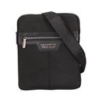 Borsa a tracolla uomo in pelle PU Casual PCL3154-BLACK Northampton Polo Club