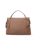 Borsa a mano da donna Ecopelle e poliestere 603-3-TAUPE Diana&co