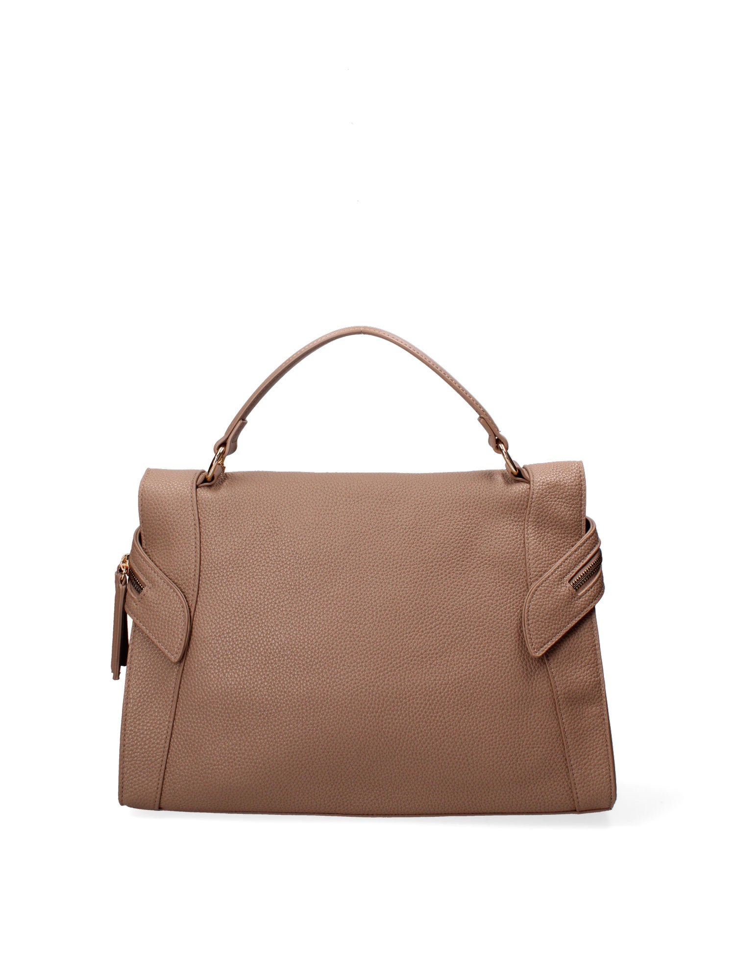 Borsa a mano da donna Ecopelle e poliestere 603-3-TAUPE Diana&co