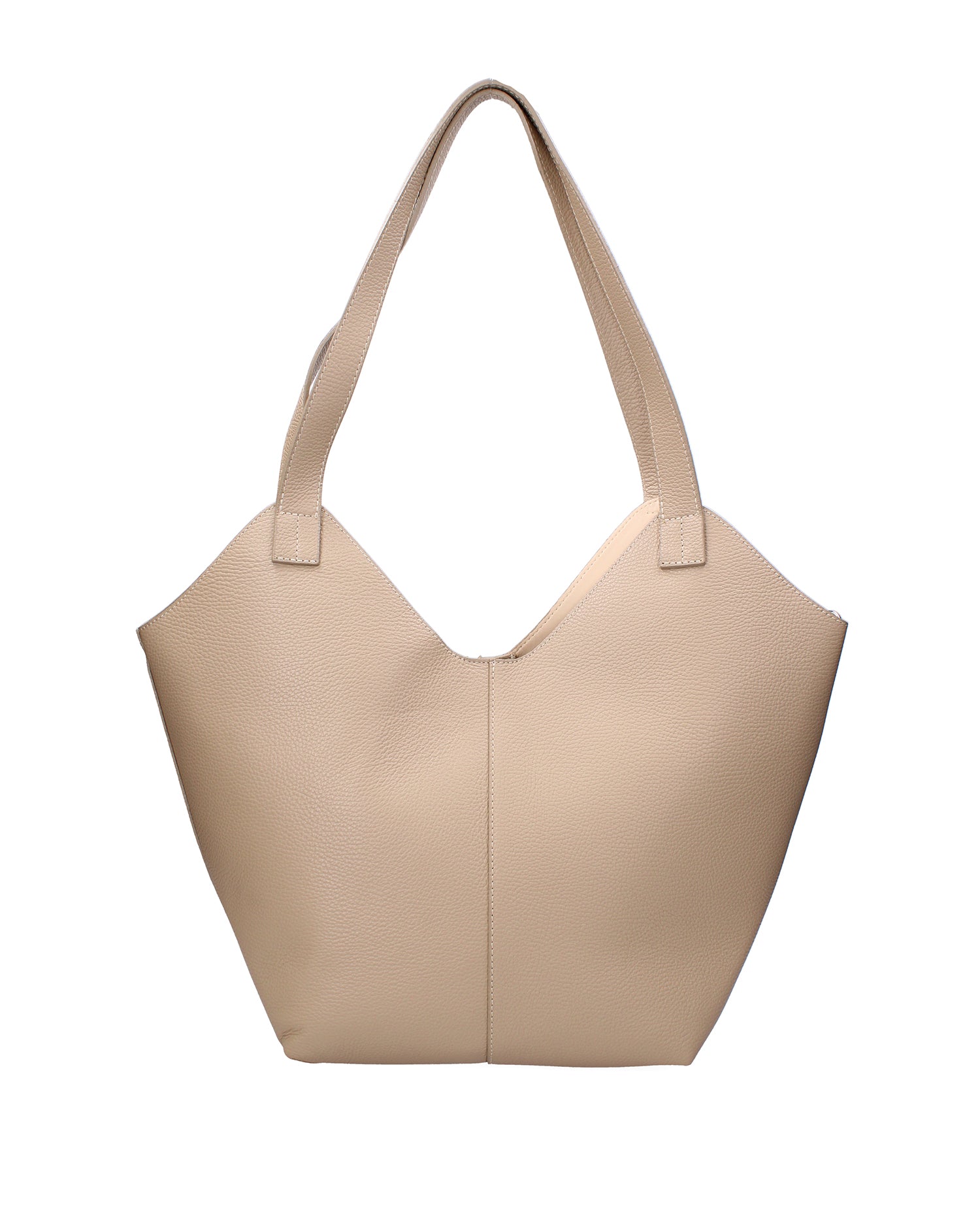 Borsa a mano da donna Vera pelle 07231-D05 CAPPUCCINO Roberta Rossi