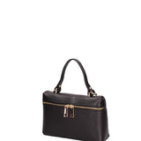 Borsa a mano da donna Vera pelle 07160-D28 NERO Roberta Rossi