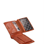 Portafoglio uomo in vera pelle Casual IN-1069-TABACCO Sergio Valentini