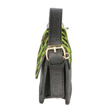 Aleide Borsa a mano da donna Vera pelle 04858-LEO G VERDE Gave Lux