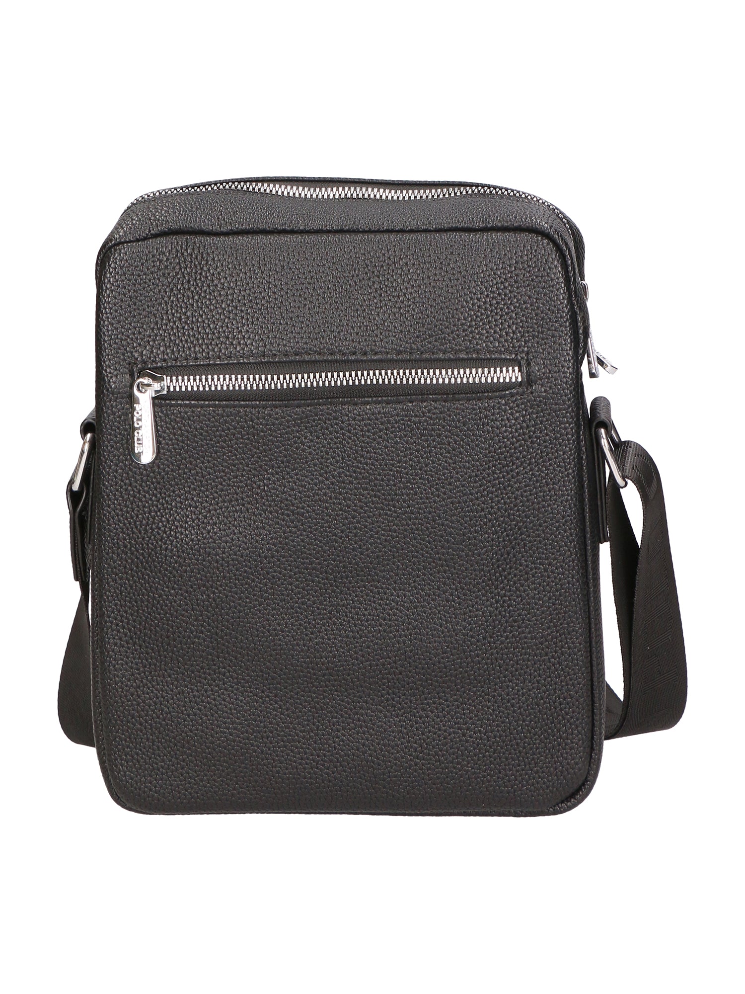 Borsa a tracolla uomo 100% pelle PU PCL3024-BLACK Northampton Polo Club