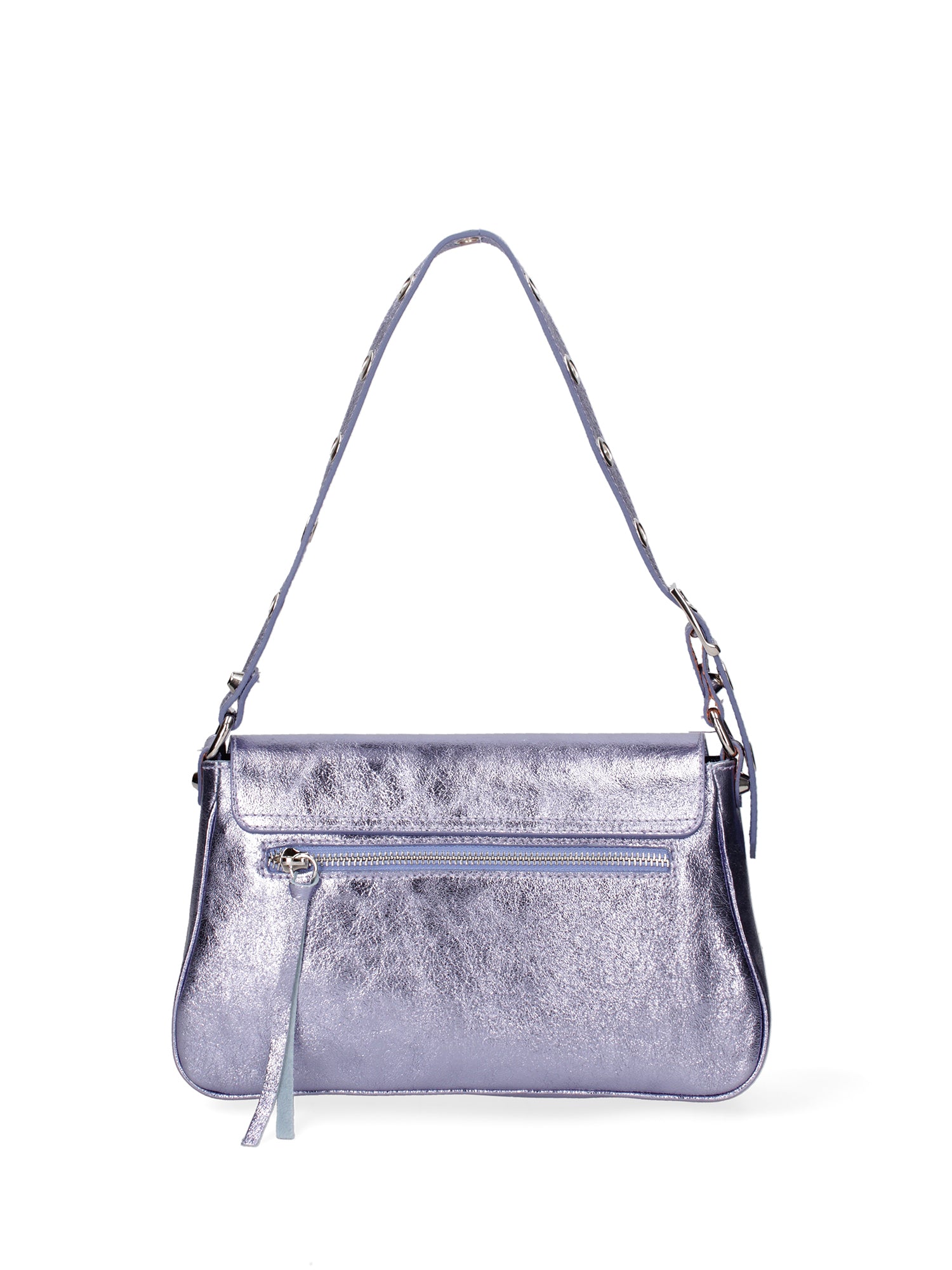 Borsa a spalla da donna Vera pelle 07234-L027 LILLA Roberta Rossi