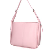 Borsa a spalla da donna Misto pelle e tessuto 07157-D56 PINK Roberta Rossi