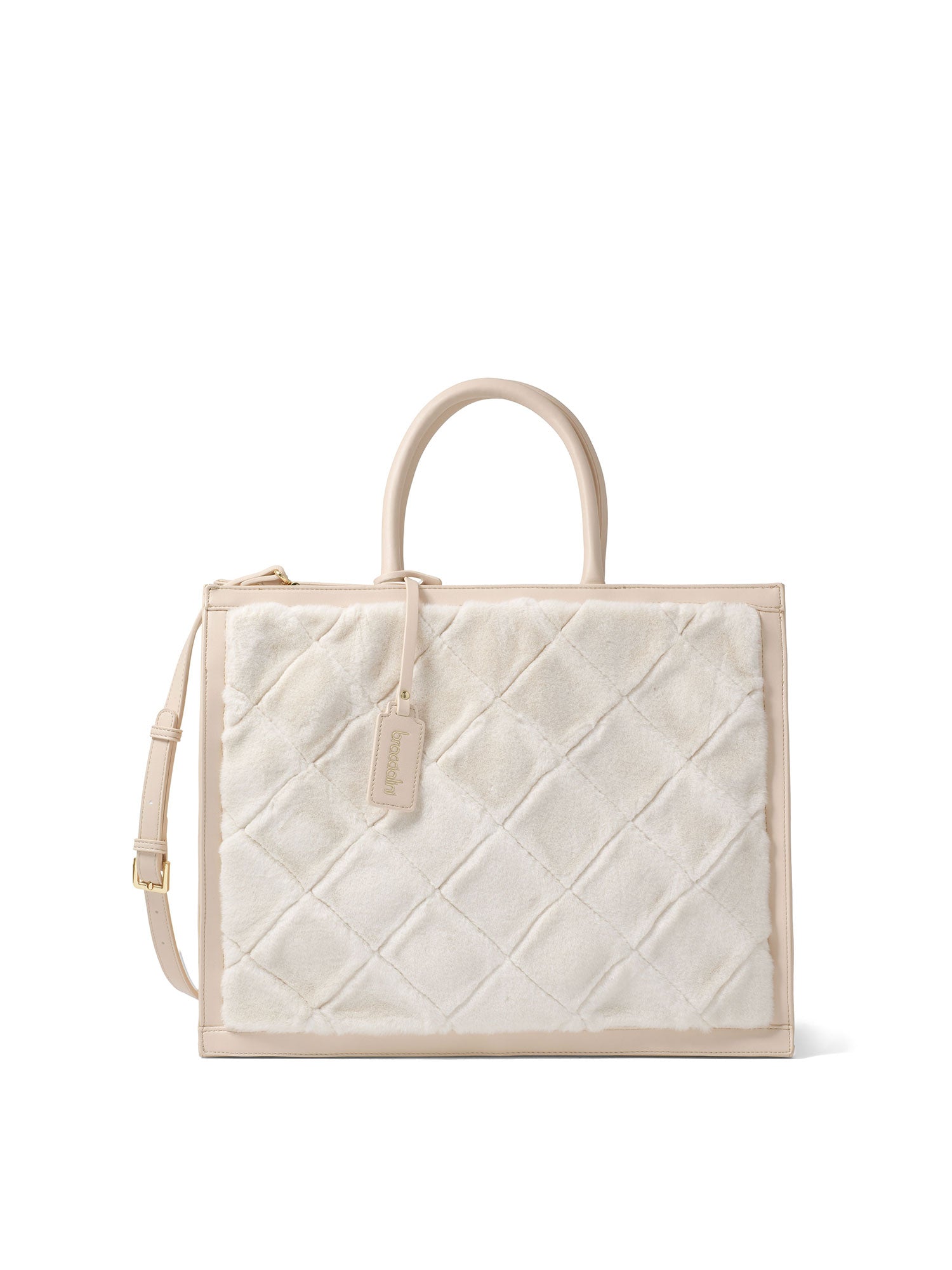 Eridan Borsa a spalla da donna Poliuretano+Poliestere B16845-BEIGE Braccialini