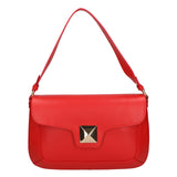 Astrea Borsa a spalla da donna 100% pelle 06015-L214 ROSSO Gave Lux