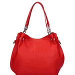Ereba Borsa a mano da donna Made in Italy 100% pelle 3305-S58 ROSSO FUOCO Gave Lux
