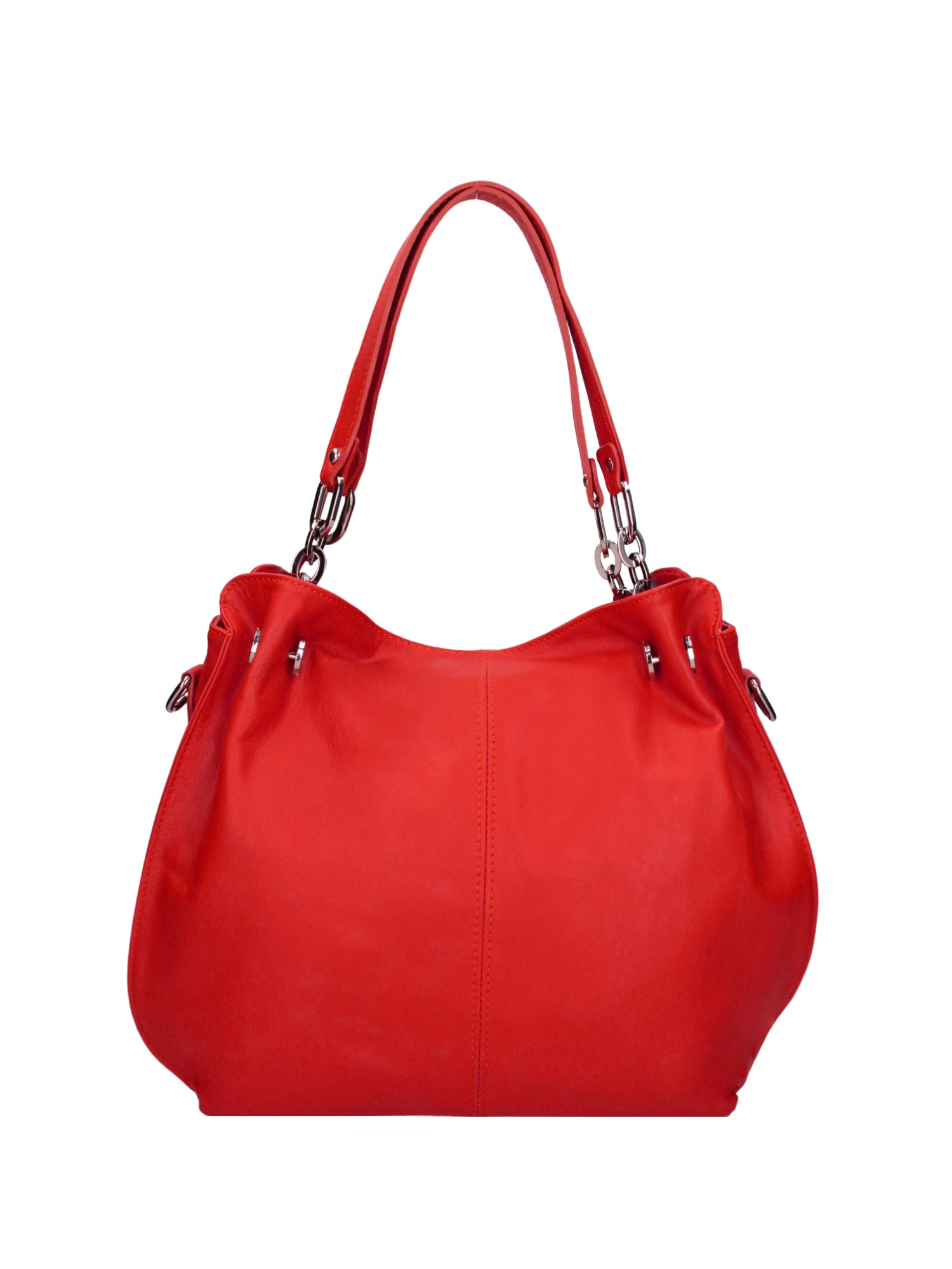 Ereba Borsa a mano da donna Made in Italy 100% pelle 3305-S58 ROSSO FUOCO Gave Lux