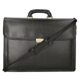 Cesare Borsa da lavoro uomo Vera pelle 7002-NERO Gave Lux