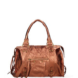 Novara Borsa a spalla da donna Vera pelle 06090 LM-L006 RAME Gave Lux