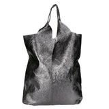 Argenta Borsa a spalla da donna Pelle laminata 05358-L020 FERRO Gave Lux