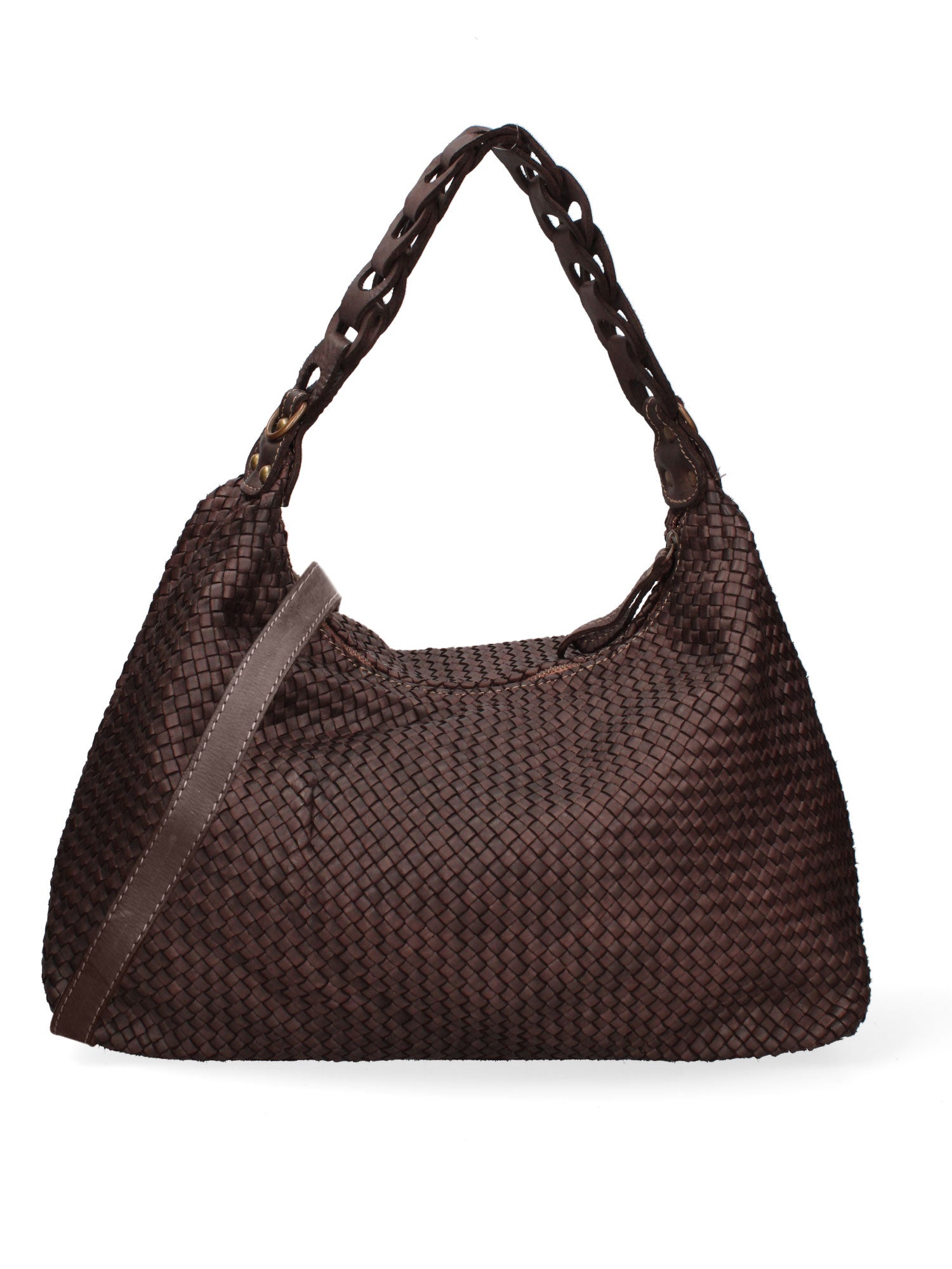 Asteria Borsa a spalla da donna Vera pelle 7799-TMORO Gave Lux