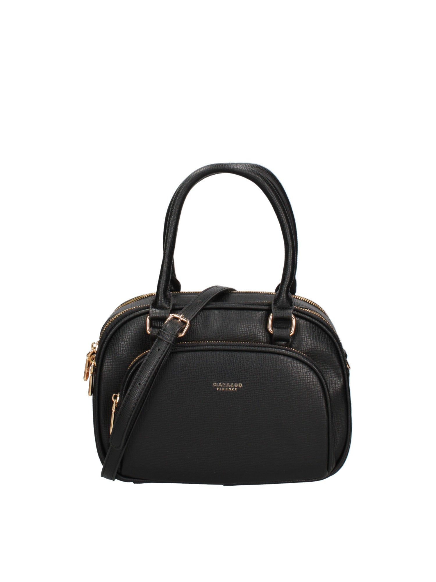 Borsa a mano da donna Ecopelle 601-4-BLACK Diana&co