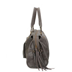 Elara Borsa a spalla da donna Vera pelle 06090-018 GRIGIO MEDIO Gave Lux