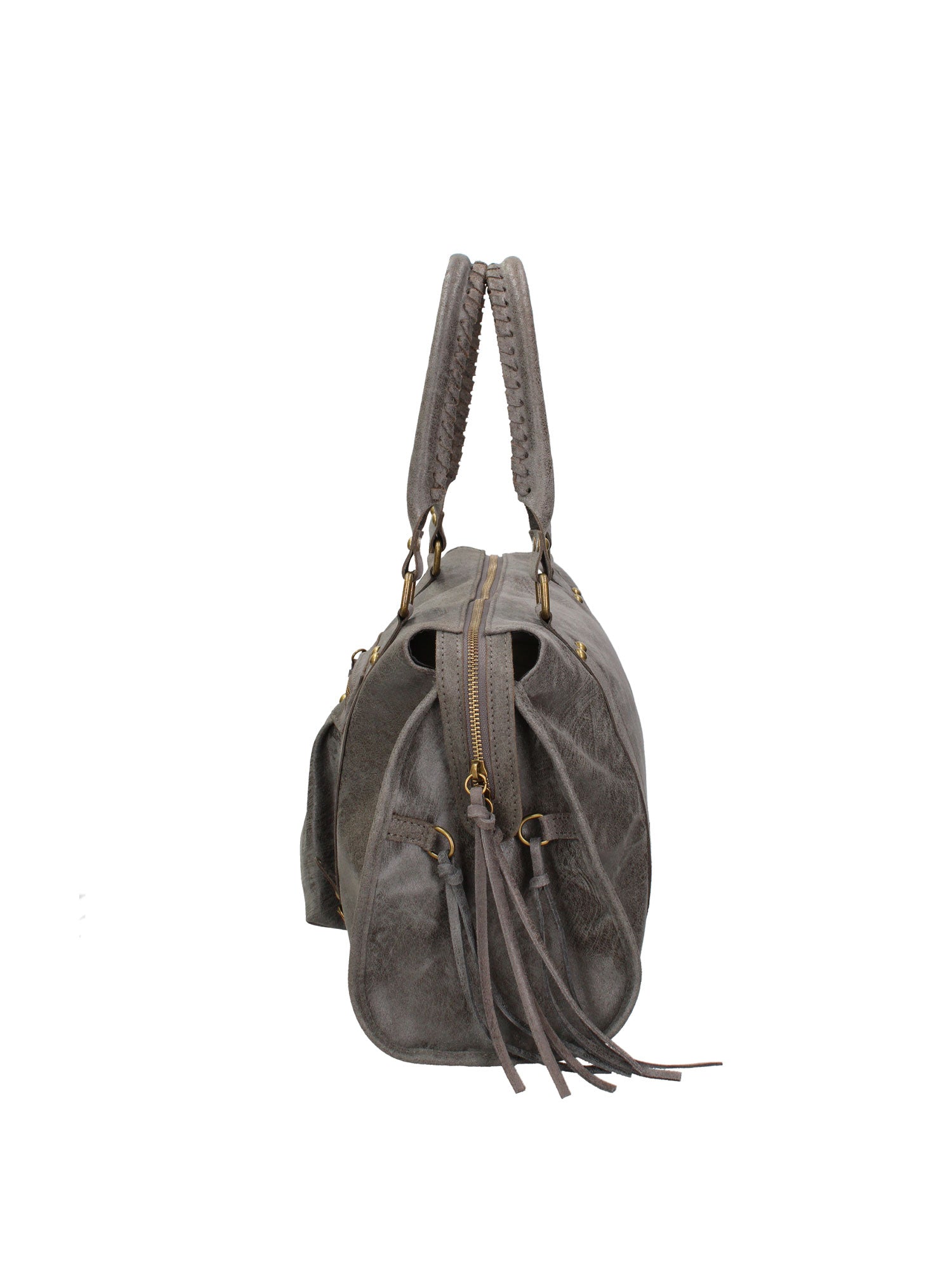 Elara Borsa a spalla da donna Vera pelle 06090-018 GRIGIO MEDIO Gave Lux