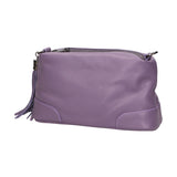 Lidia Borsa a mano da donna Vera pelle 06513-VIOLET Gave Lux