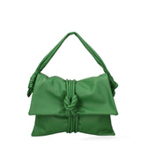 Borsa a spalla da donna Vera pelle 07172-S47 VERDE MELA Viola Castellani