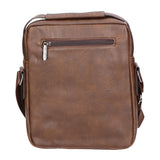 Borsa a tracolla uomo 100% pelle PU PCL3053-COFFEE Northampton Polo Club