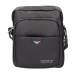 Borsa a tracolla uomo Pelle vegana PU PCL3026-BLACK Northampton Polo Club