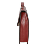 Dafne Borsa da lavoro unisex Vera pelle 7004-ROSSO Gave Lux