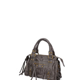 Erisia Borsa a spalla da donna Vera pelle 06091-042 GRIGIO SCURO Gave Lux