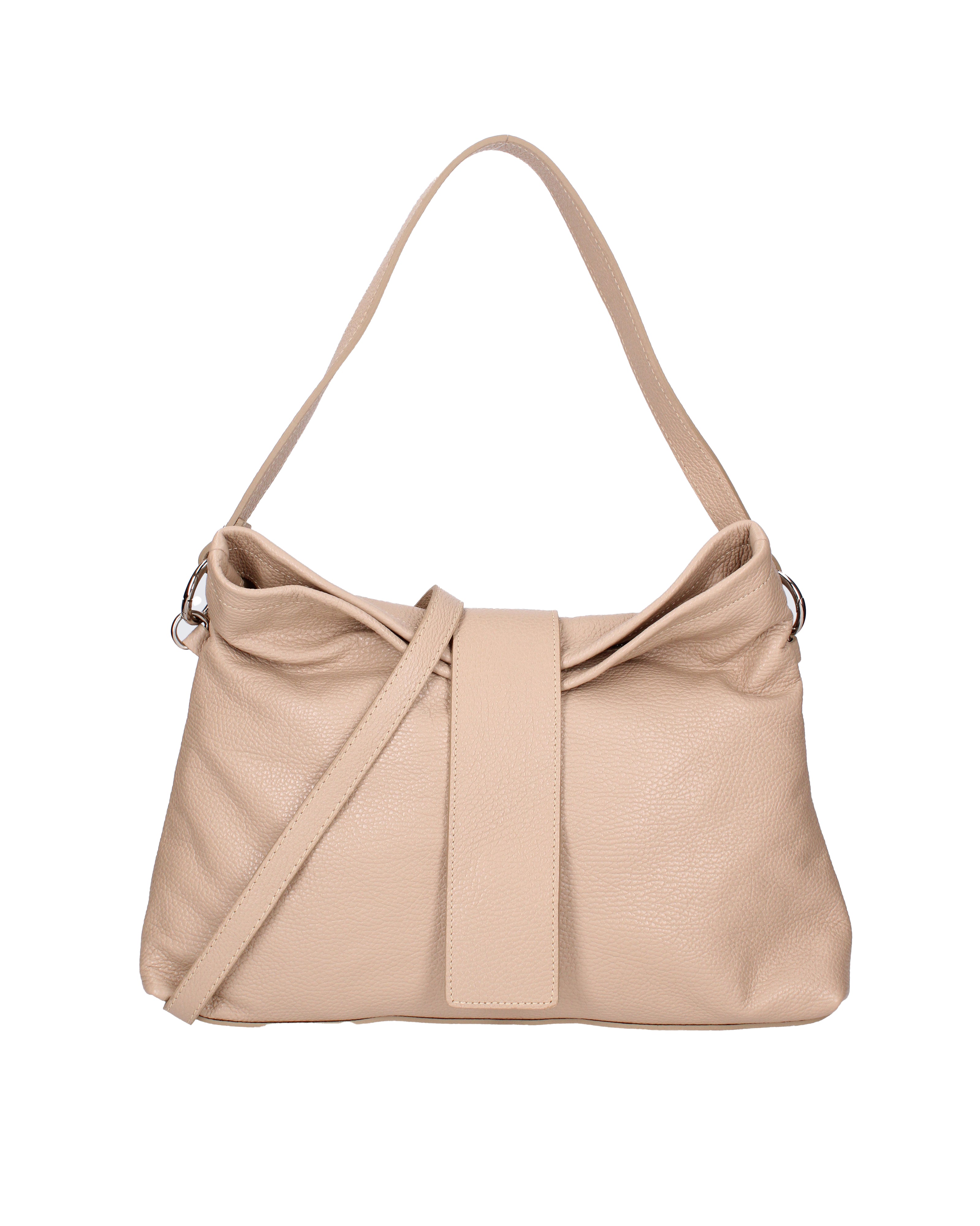 Grace Borsa a spalla da donna Vera pelle 07158-D05 CAPPUCCINO Viola Castellani