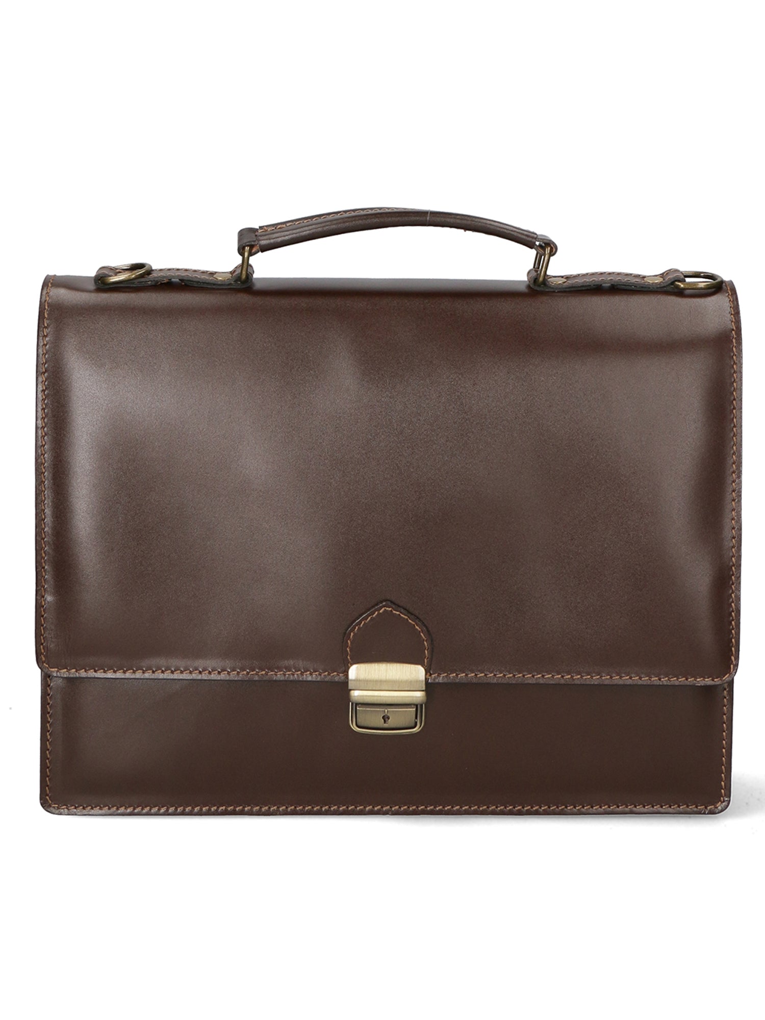 Ivo 7003-T.MORO Borsa da lavoro unisex in vera pelle Gave Lux