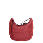 Silvana Elite Borsa a spalla donna Misto nylon e pelle LK0265-BORDEAUX Gave Lux