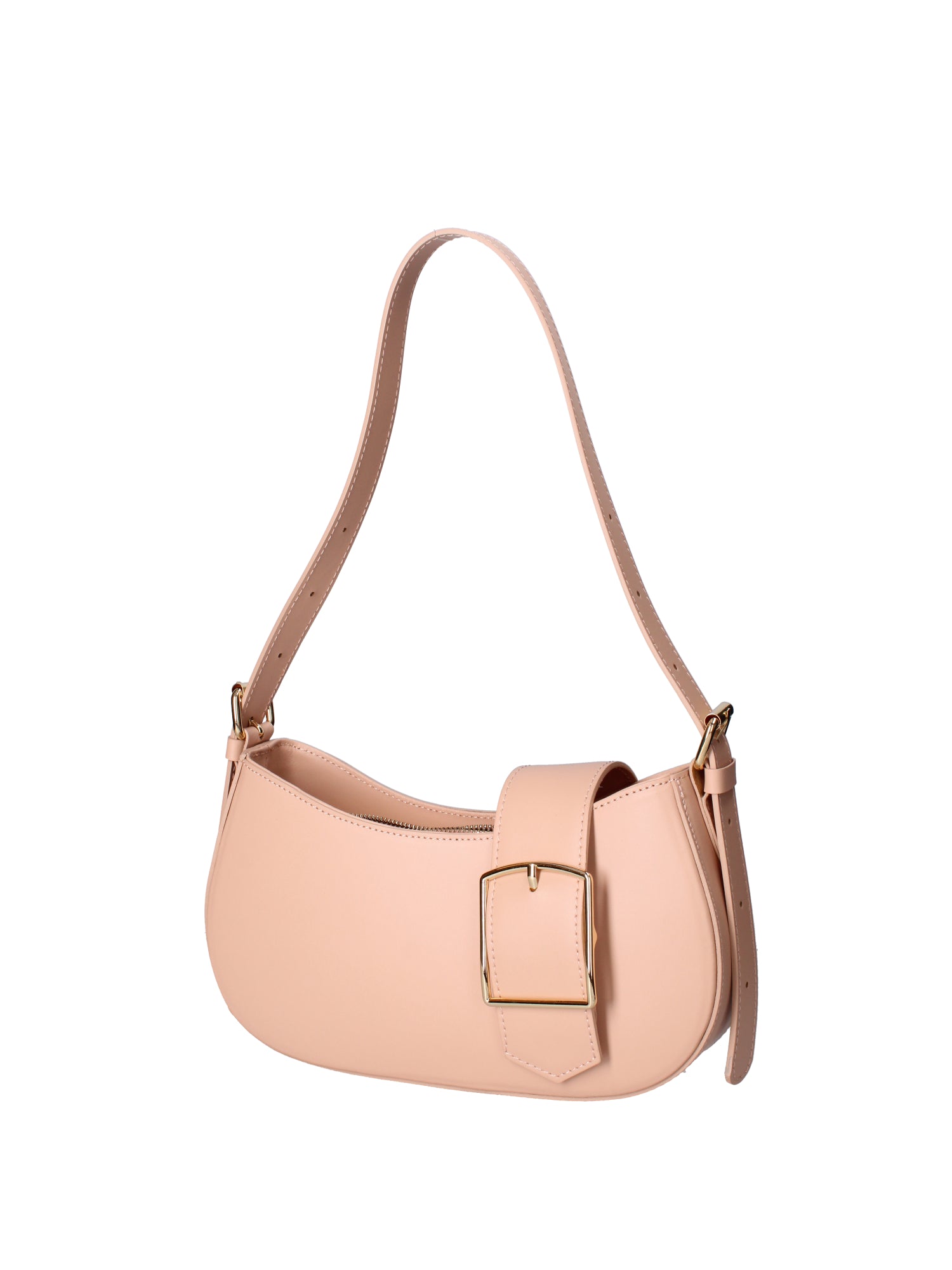 Borsa a spalla da donna 100% vera pelle 07213-L805 LILLA Roberta Rossi