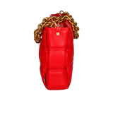 Agostina Borsa a mano da donna Vera pelle 04691-D58 ROSSO FERRARI Gave Lux