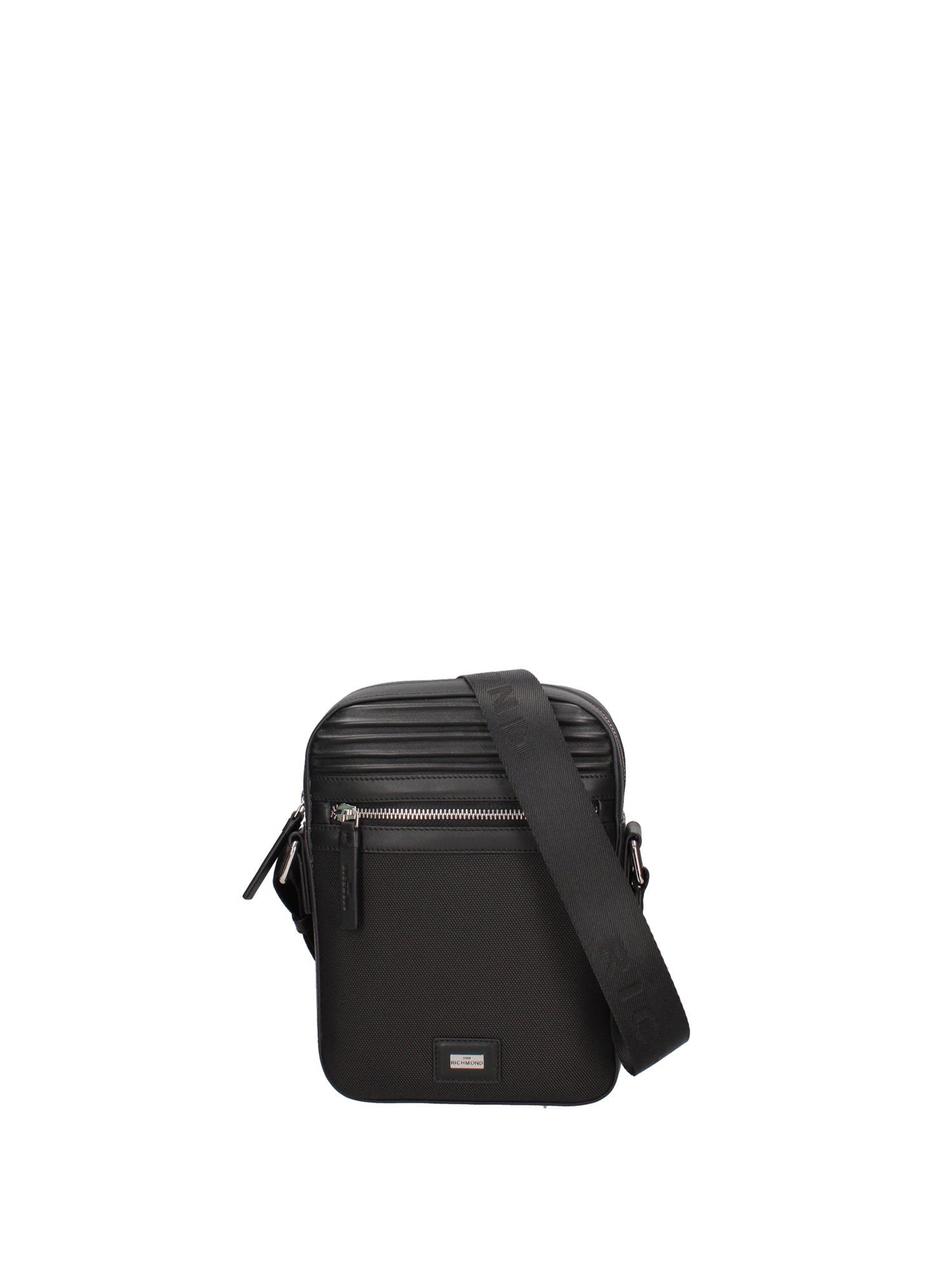 Borsa a tracolla uomo in vera pelle Casual JR-B132-BLACK John Richmond
