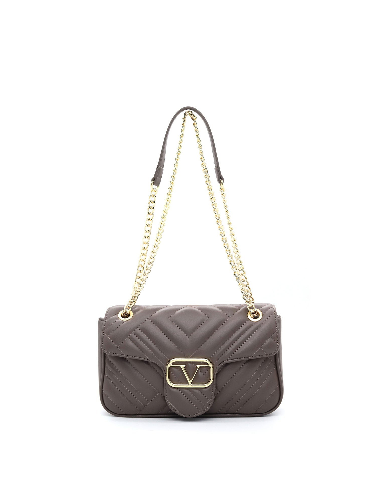 Siviglia Borsa a tracolla da donna Ecopelle VT-206-TORTORA 19V69 Italia