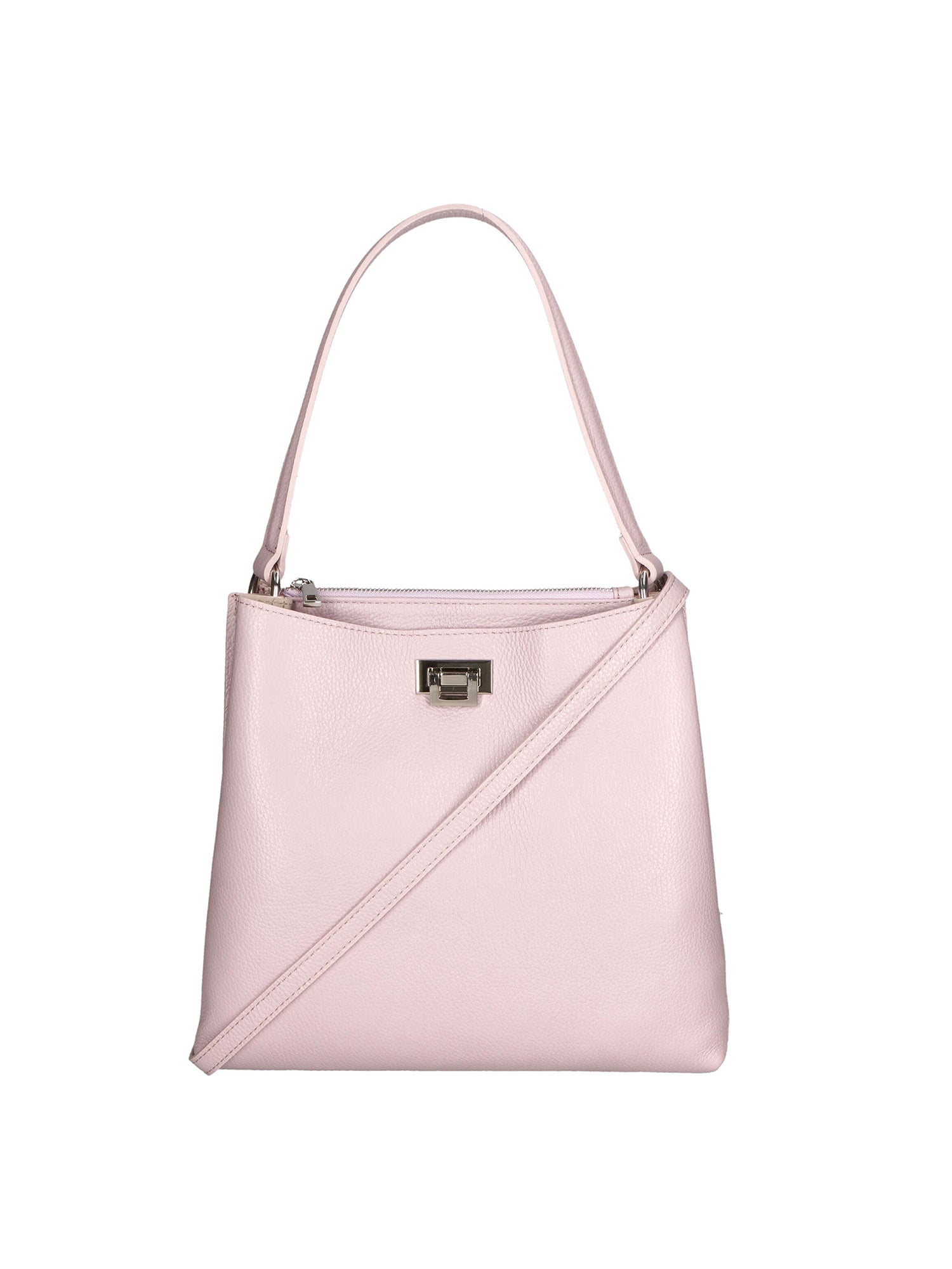 Adelasia Borsa a mano da donna 100% pelle 04495-D56 PINK Gave Lux