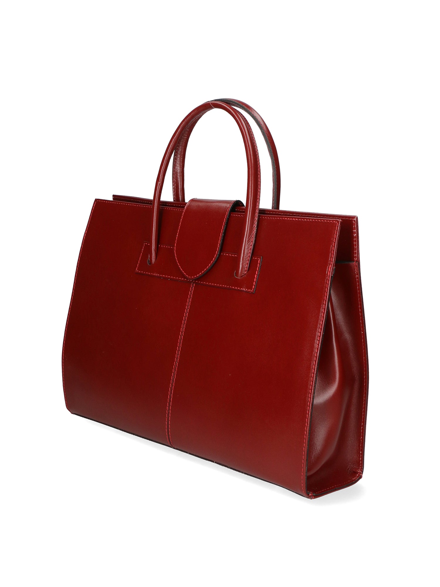 Evelina Borsa a mano da donna 100% pelle 9025-ROSSO Gave Lux