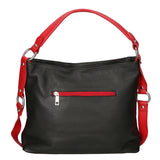 Emily Borsa a spalla da donna Vera pelle 80064-D10 ROSSO D28 NERO Gave Lux