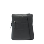Borsa a tracolla uomo in vera pelle Casual MO-20BC-BLACK Momo Design