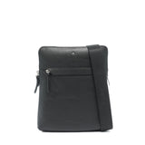 Borsa a tracolla uomo in vera pelle Casual MO-20BC-BLACK Momo Design