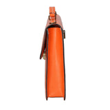 Dafne Borsa da lavoro unisex Vera pelle 7004-ARANCIONE Gave Lux