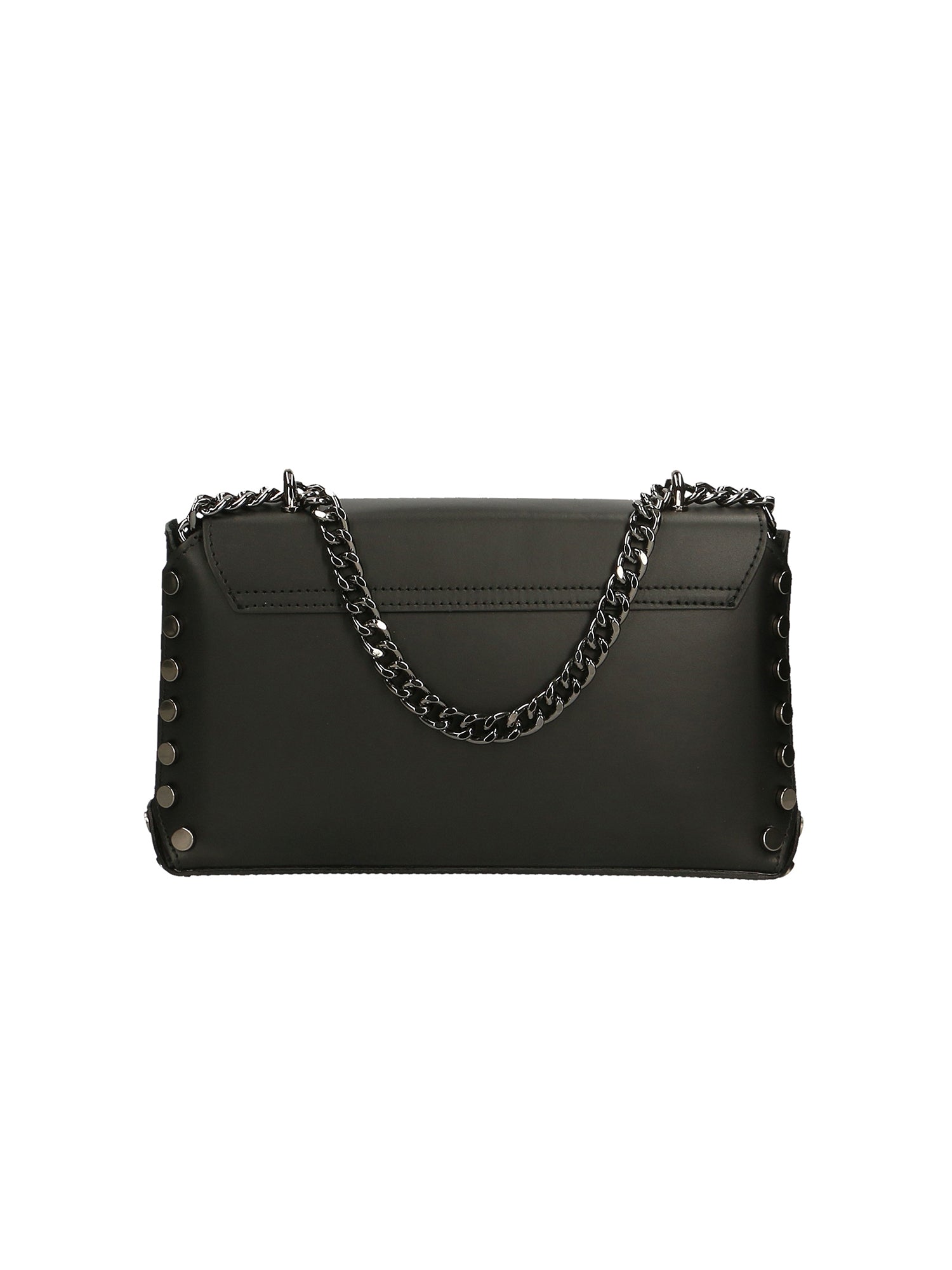 Vera pelle 8641-NERO Borsa a tracolla da donna Evanthe Pro Gave Lux