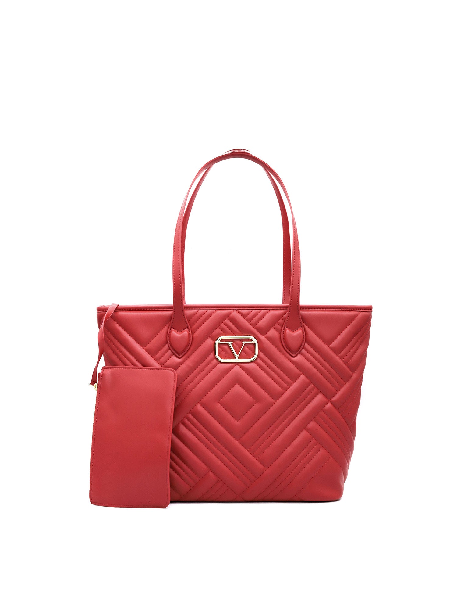 Santorini Borsa Shopper da donna Ecopelle VT-203-ROSSO 19V69 Italia