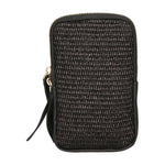Alessandria Borsa a tracolla da donna Paglia Tabru 05001-NERO BLACK Gave Lux