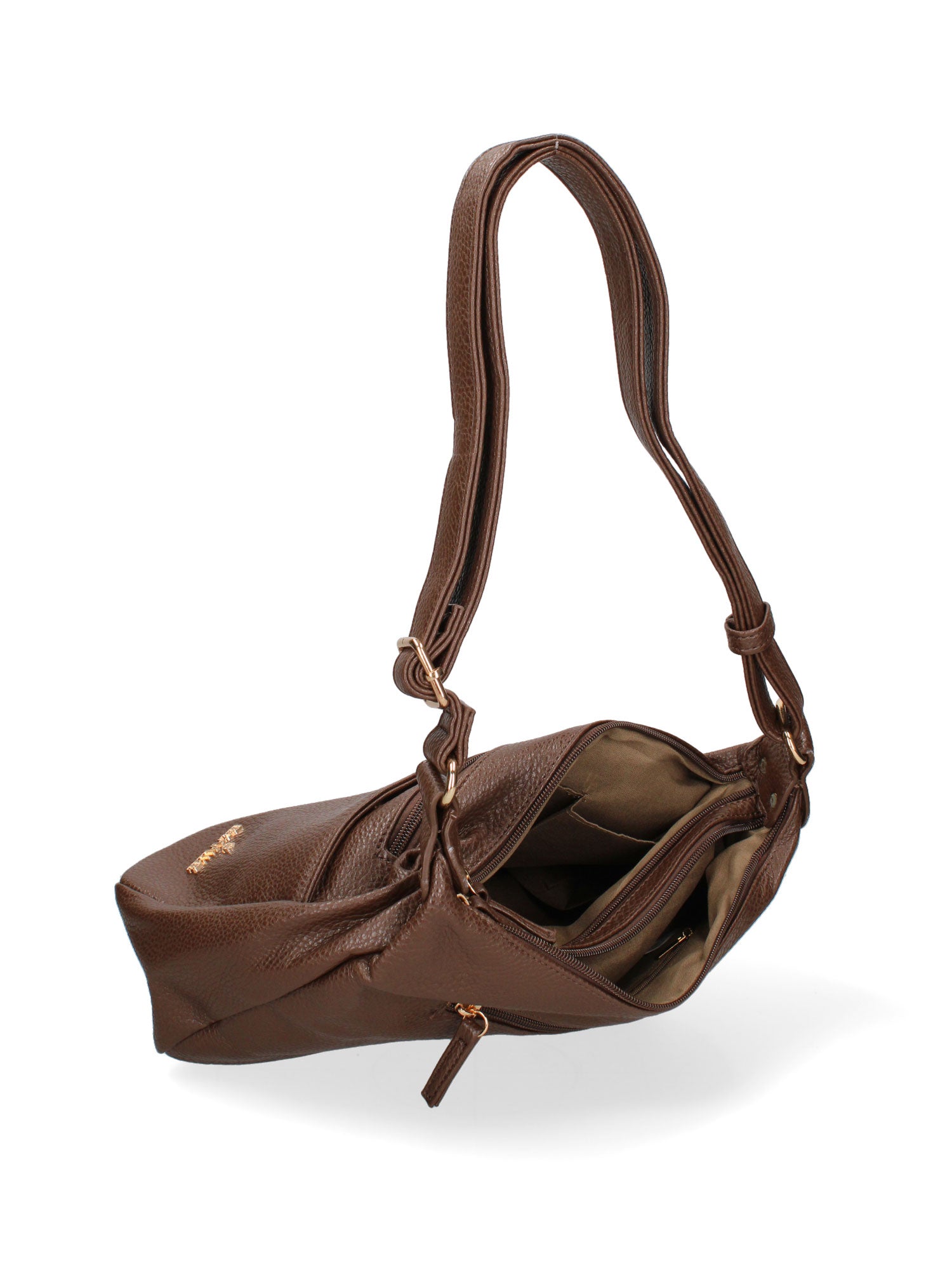 Borsa a spalla da donna Ecopelle BC1345-COFFEE B Cavalli