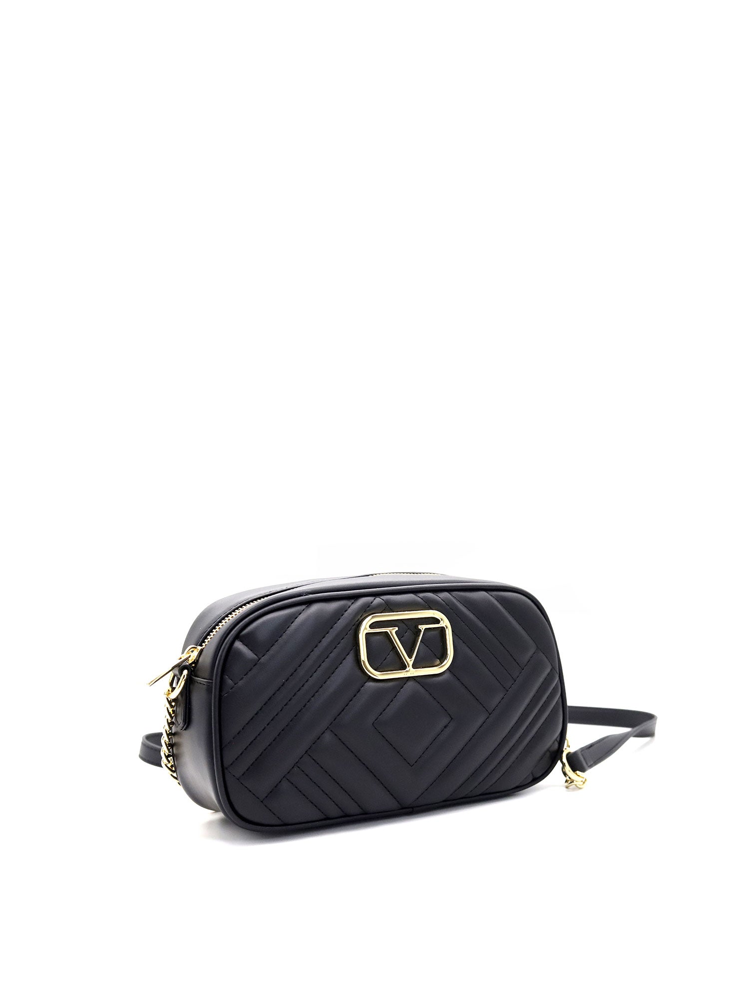Valencia Borsa a tracolla da donna Ecopelle VT-204-NERO 19V69 Italia