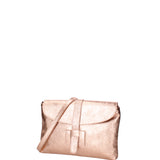 Borsa a mano da donna Vera pelle 07163-L012 ROSA Viola Castellani