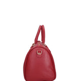 Aralia Borsa a bauletto da donna 100% pelle 5176-D10 ROSSO SCURO DARK RED Gave Lux