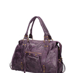 Elara Borsa a spalla da donna Vera pelle 06090-038 VIOLA SCURO Gave Lux
