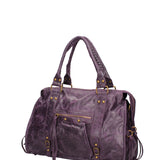 Elara Borsa a spalla da donna Vera pelle 06090-038 VIOLA SCURO Gave Lux